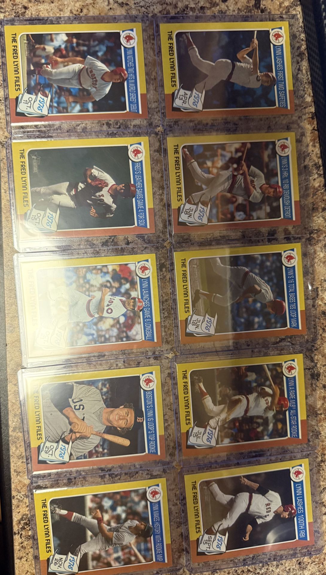 Topps Boston Red Sox- The Fred Lynn Files