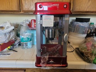 Brand-New With Plastic And Tape Sunbeam Professional Popcorn Maker 8 Cups Will Not Go Lower
