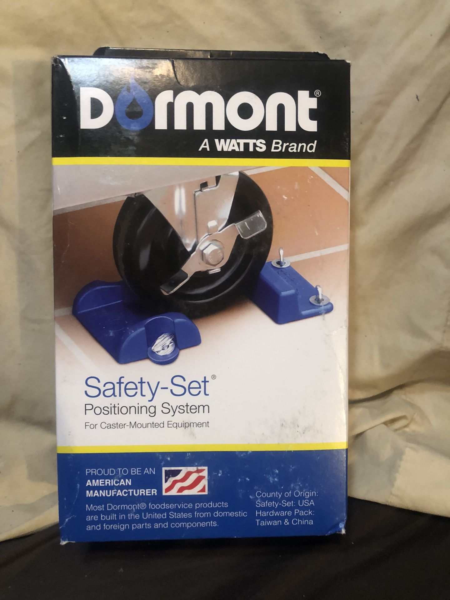 Safety Set Positioning System, for caster mounted equipment