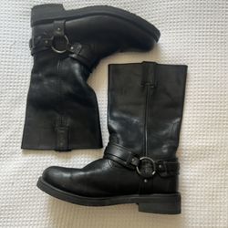 Harley Davidson Black Leather Women’s Boots - Size 9