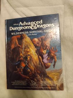Wilderness Survival Guide Dungeons & Dragons 1986!