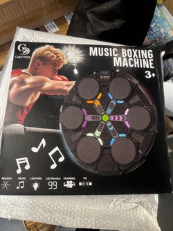 Music Boxing Machine with Gloves – Open Box