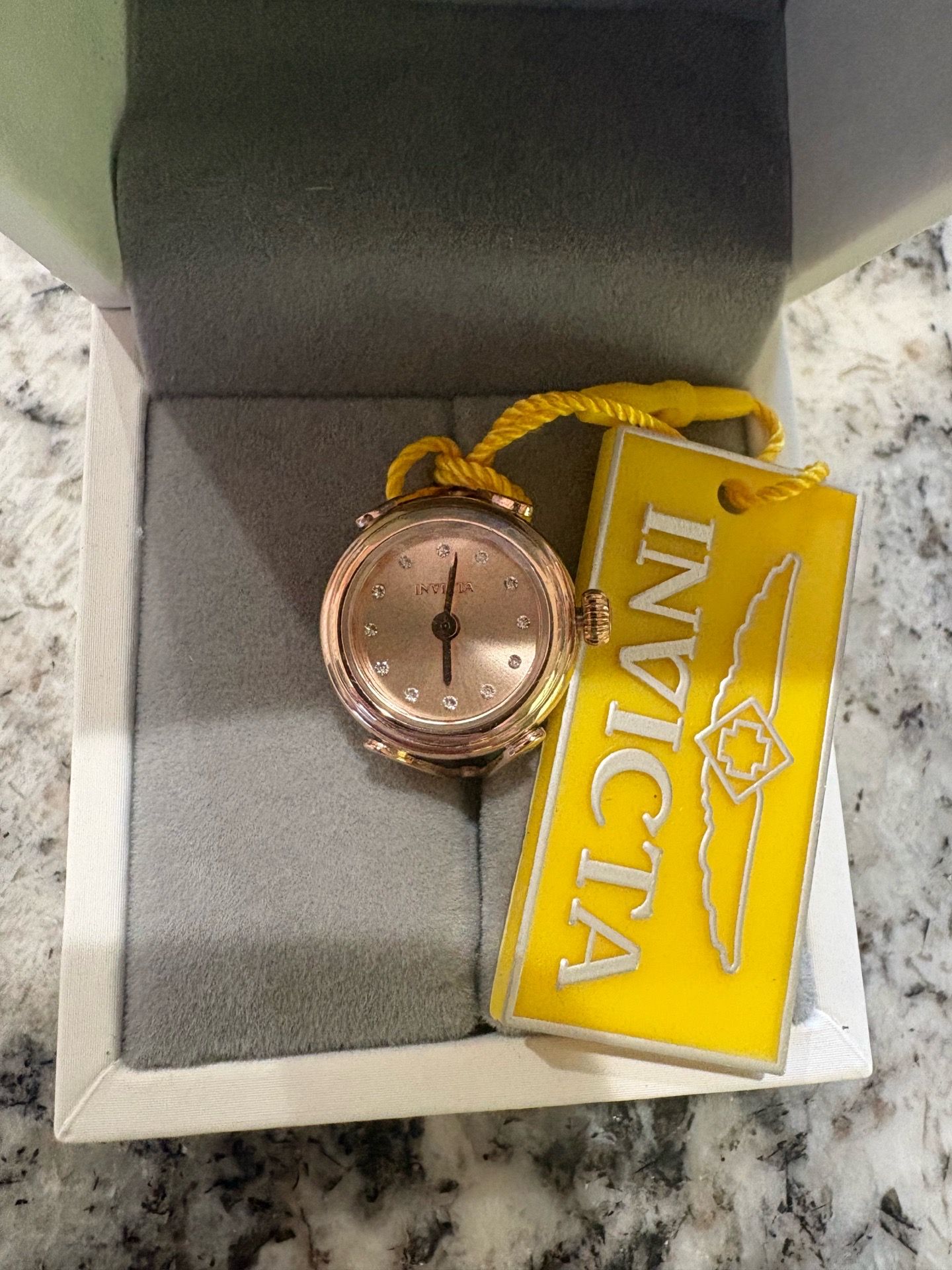 Invicta angel collection ring watch