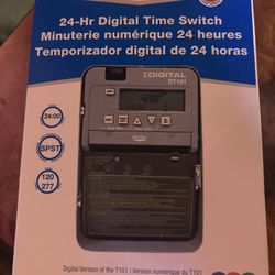 Intermatic 20-Amp 24-Hour SPST 1-Circuit Digital Time Switch DT101