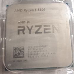 AMD Ryzen 5 5500 CPU + AMD Stock Cooler + EVGA 500W PSU (Bundle)