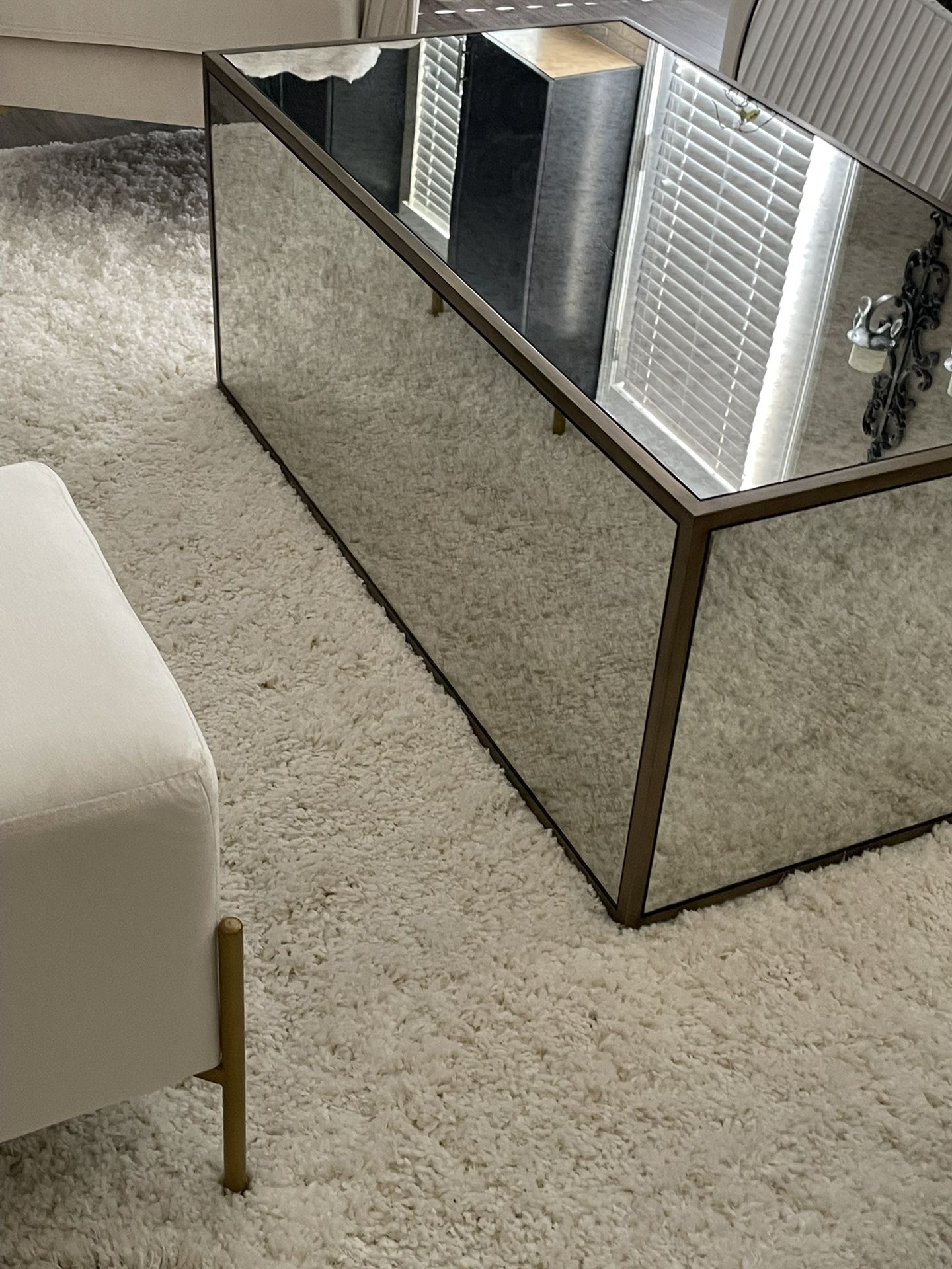 Mirrored Coffee Table 