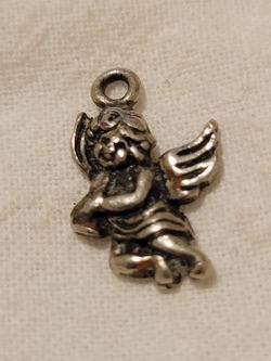 vintage cherub angel pendant charm