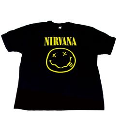 Nirvana Smiley Tshirt XXL (never worn)