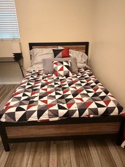 Full Size Mattress and Bed frame