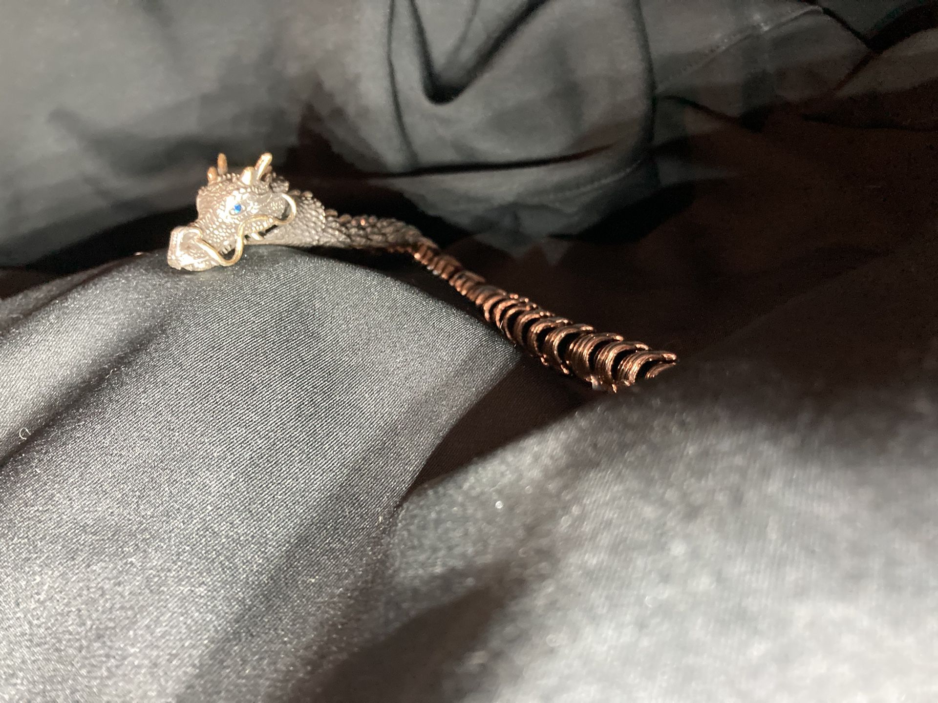 Sterling Dragon Bracelet 