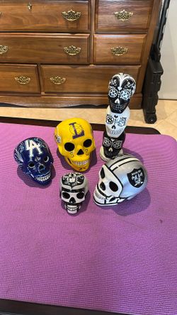 Sports Sugar Skulls ($20 Each)