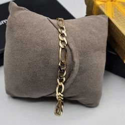 Solid 14kt Gold Figuro Bracelet Esclava Figuro De Oro 14kt Solido