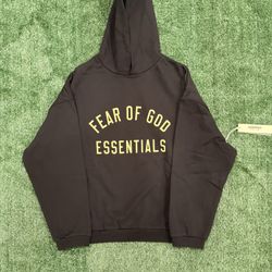 Essentials Black Hoodie