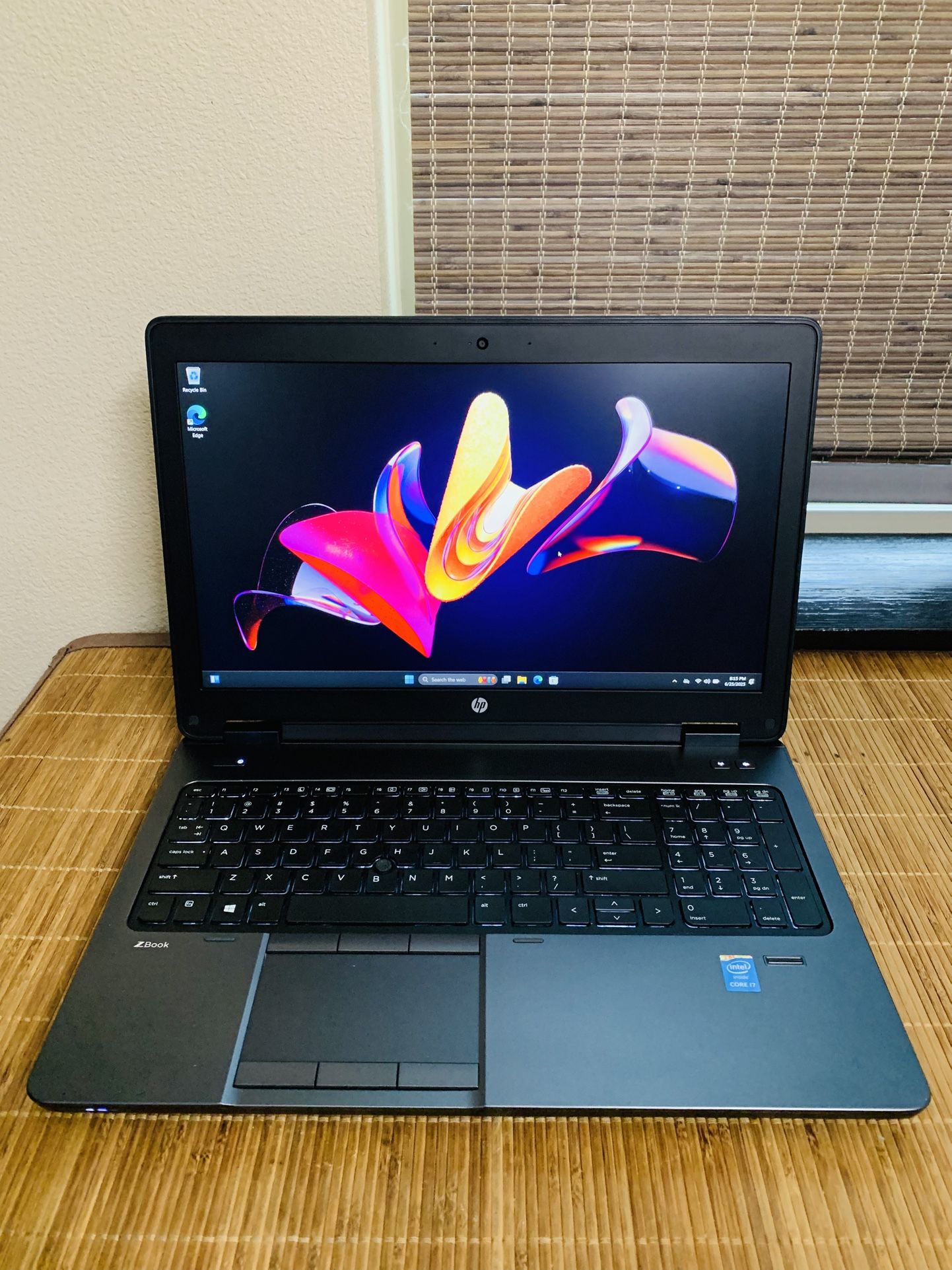 HP 15.6” Laptop - 32GB Ram, Intel i7 @ 2.90GHz, 2GB Graphics, Backlit KB, Win 11 Pro, MS Office 2024