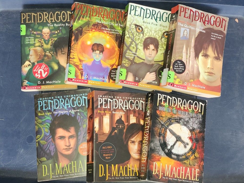 Pendragon Series Books By D.J. Machale 2, 4-5, 7-10 Paperback Missing 1, 3 & 6