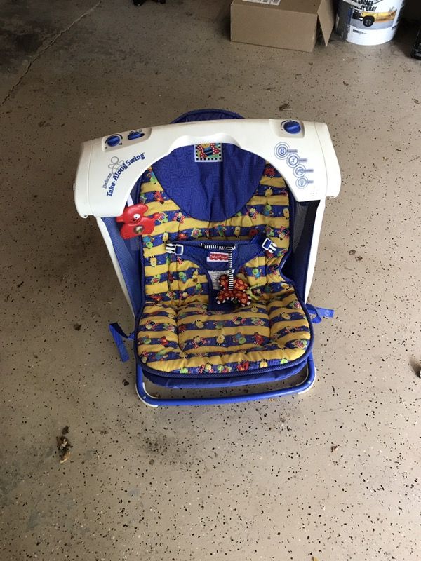 Fisher price take along swing for infants.