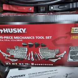 Husky Mechanics Tool Set Box 270 Pieces
