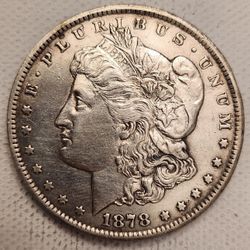 1878 CC MORGAN SILVER DOLLAR 
