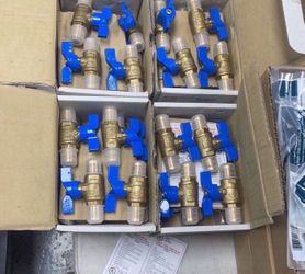 Copper Gas Ball Valve T - Handle