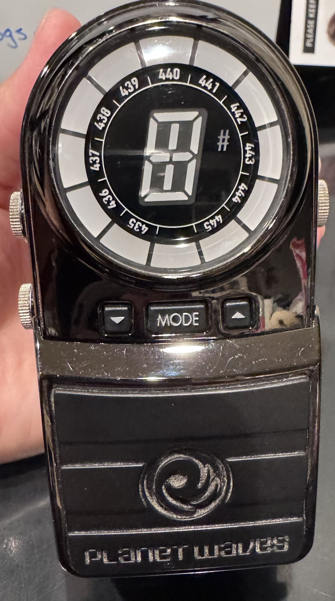 Planet Waves Chromatic Strobe Pedal Tuner