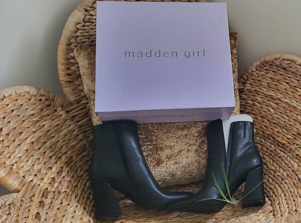Black Madden Girl Ankle Boots