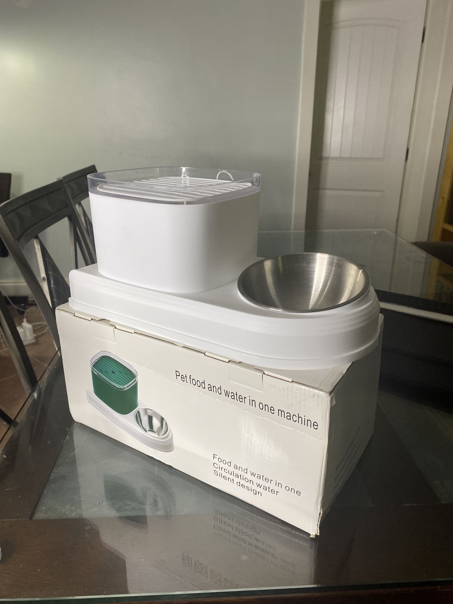 Cat Feeder And Water Fountain
