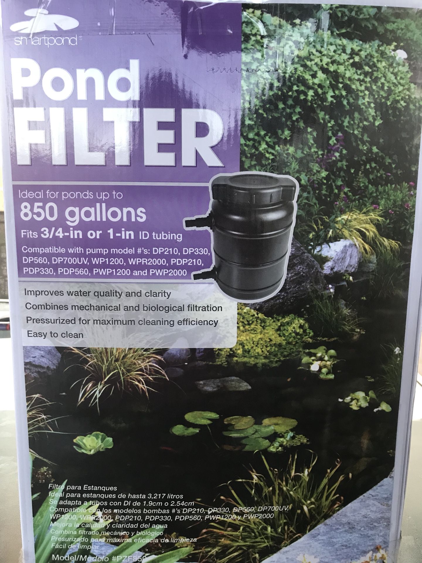 Pond Filter Smartpond New in Box up to 850 Gallons