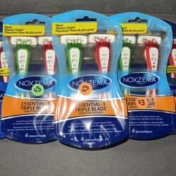 Noxzema super smooth, triple blade razors