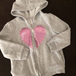 Girls Carters Zipper Hoodie Size 5T