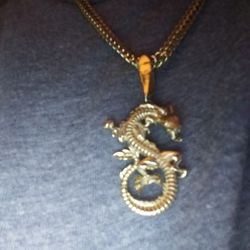 10k Chain .10k Pendant.22 In.  24 Gram Custom Made.