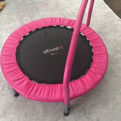 Kids Trampoline- Pink 