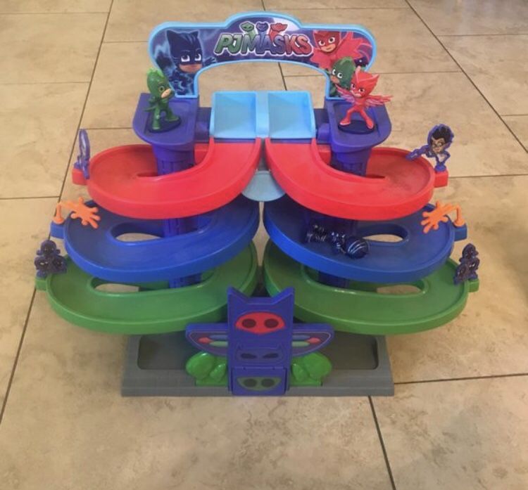 PJ Masks Spiral Die Cast Playset