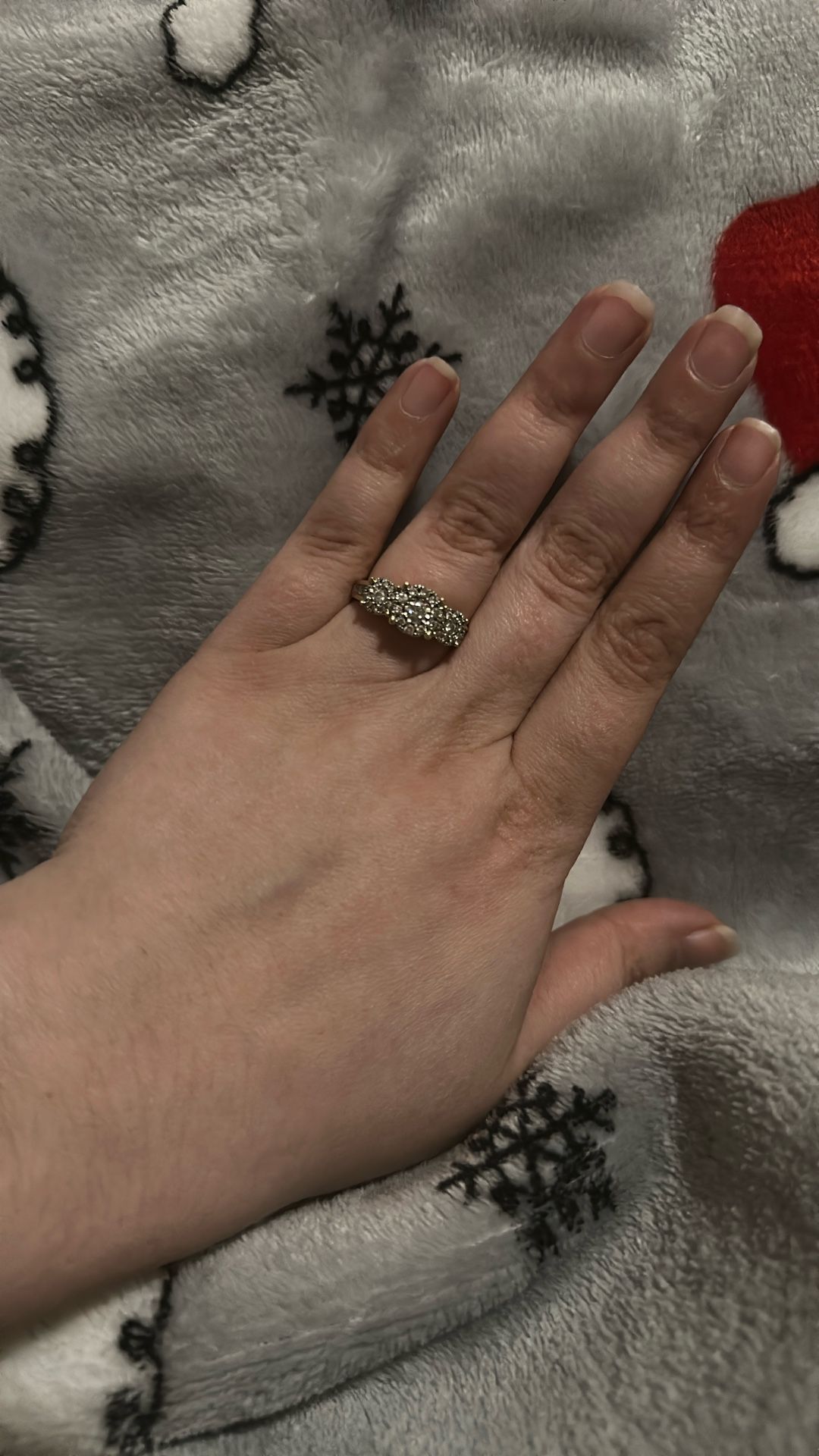 Gold 14k Engagement Diamond Ring 