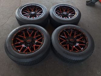 Rines Nuevos Universales 20x10 Para Chevy Ford F150 Gmc Yukon Tahoe Suburban Abalanche Silberado Escalade 