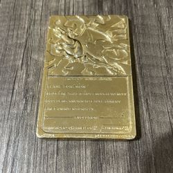 Gold Plated Charizard Pokemon