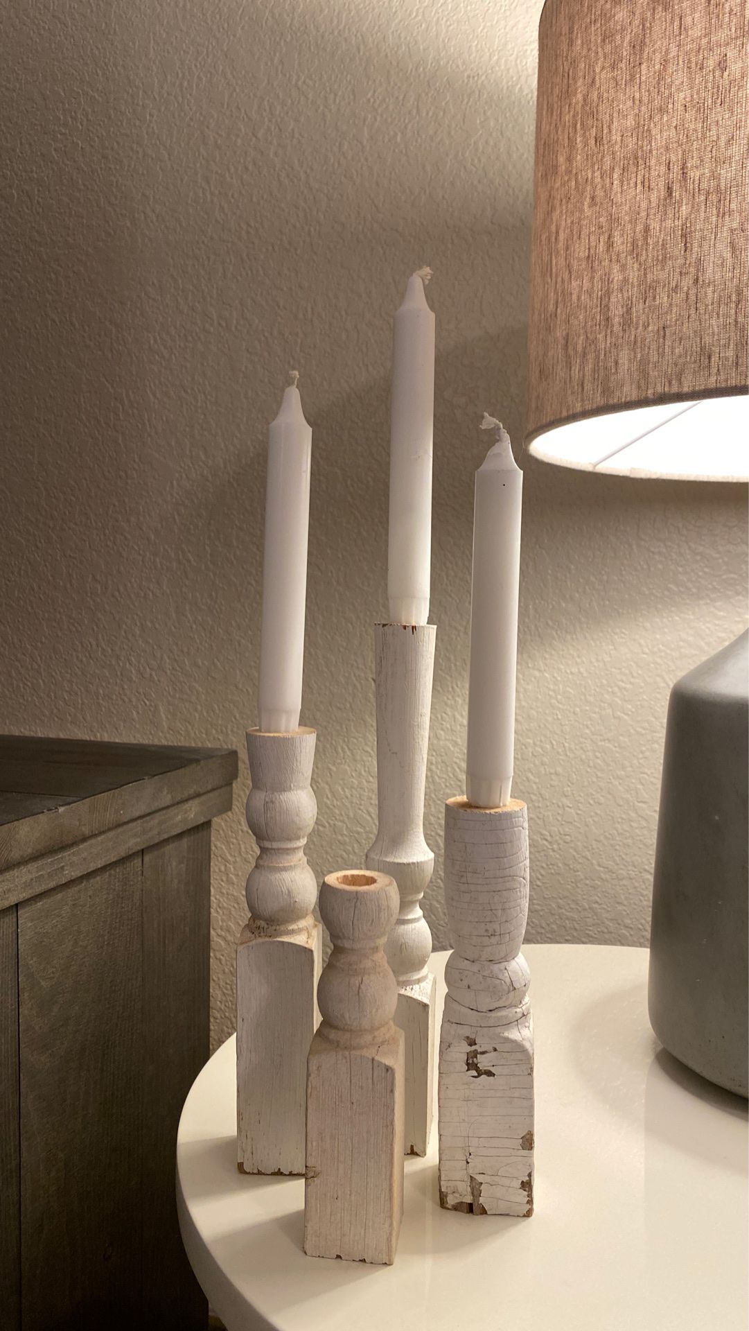 4 candle holders