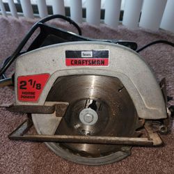 Vintage Old Craftsman 7 1/2" Circular Saw