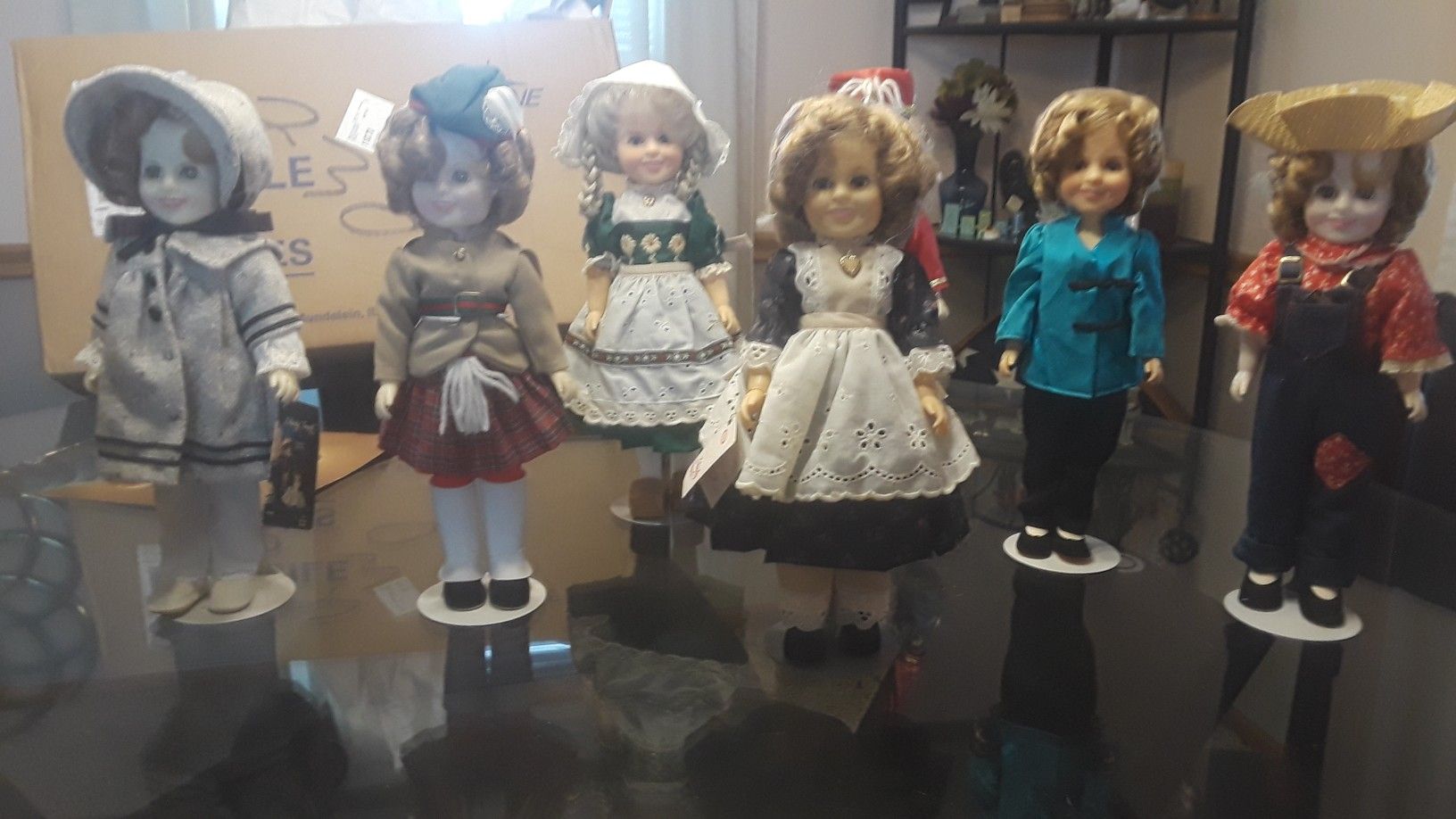 Vintage Shirley Temple dolls