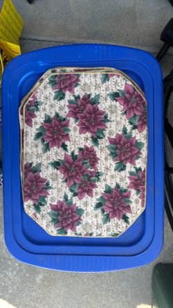 Four Christmas placemats