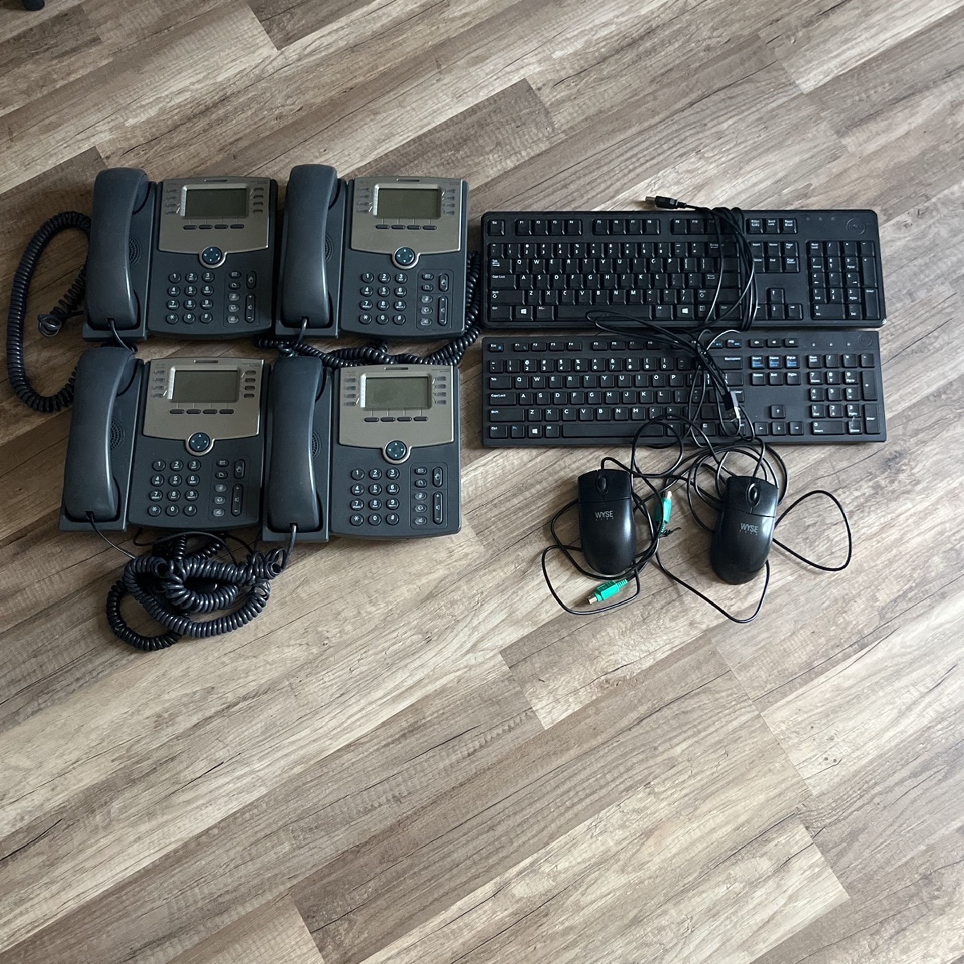 Office Phones And Keyboards