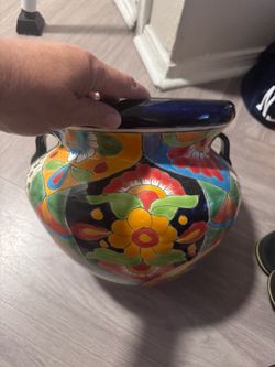 Talavera Mexican pot