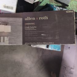 Allen Plus Roth Merrington Five Light Vanity Bar Brushed Nickel Finish For Bathroom