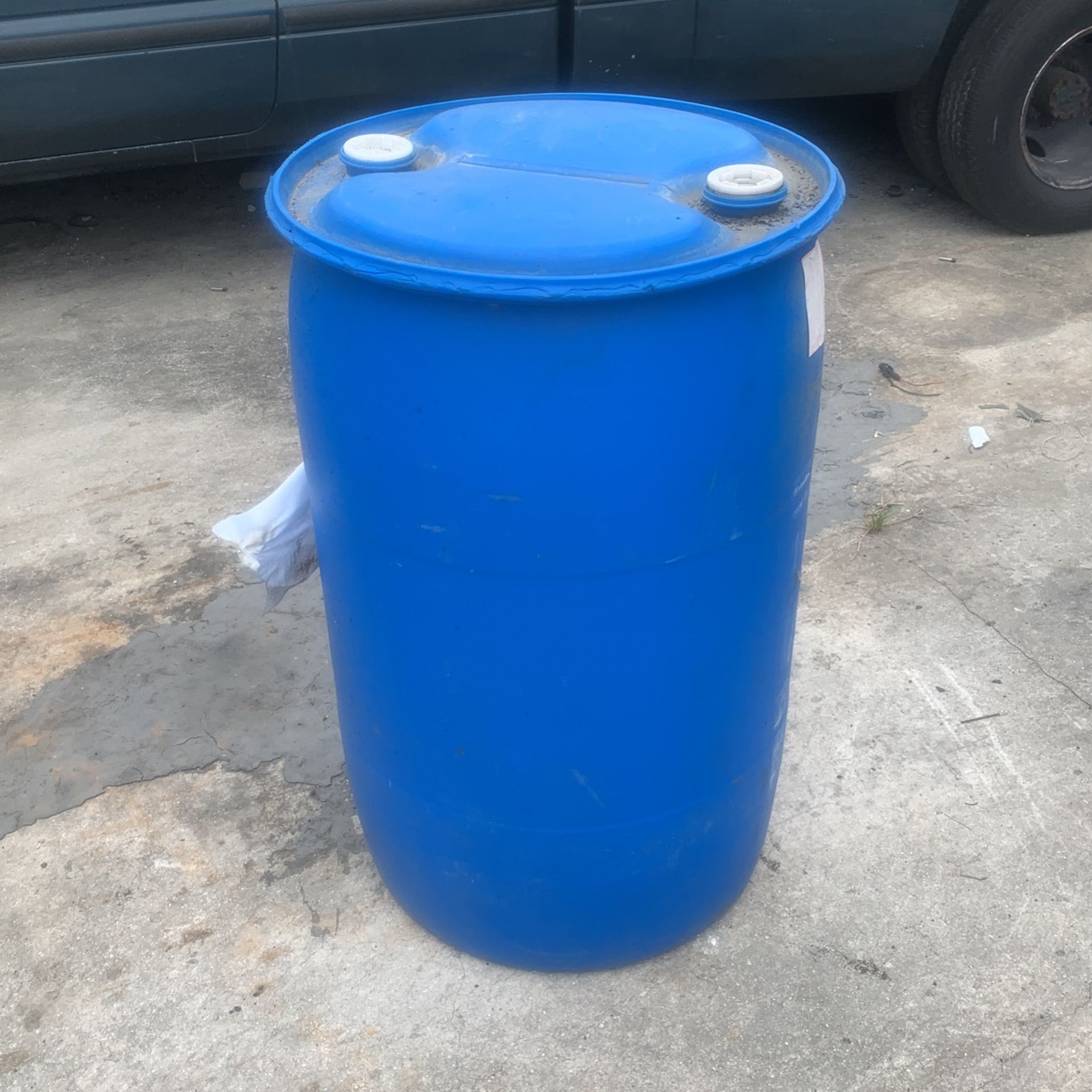 Plastic 55 Gallon Drum