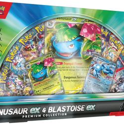 Pokemon TCG Venusaur &  Blastoise Ex Premium Collection