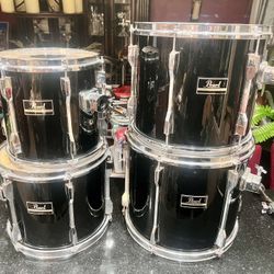 pearl  Drums Set Of Rack Toms 