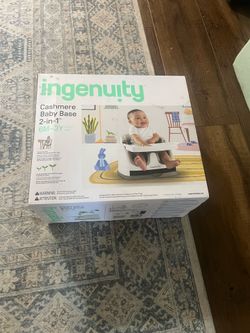 Ingenuity Cashmere Baby Base 2-in-1 Booster/Floor Seat - Original Box