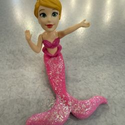 Disney Hasbro The Little Mermaid Arista Sister Of Ariel Mini Doll Figurine Pink 