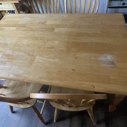 Wood Dining Table 