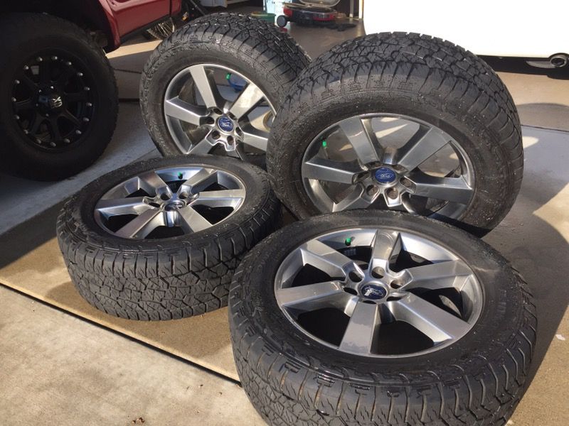 20" FORD F150 Factory RIMS AND TIRES (275/55R20)