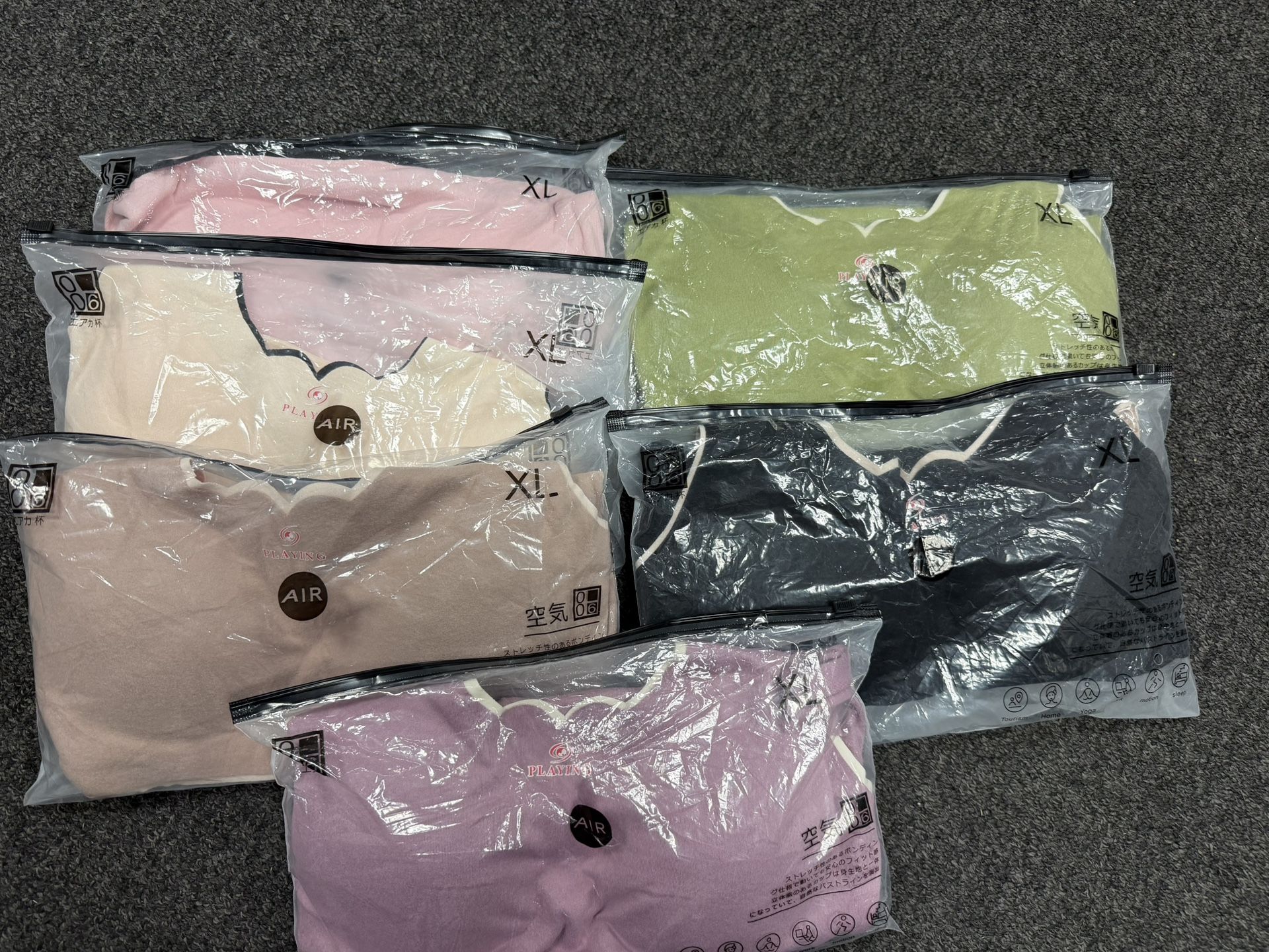 6pcs, Sleeveless Thermal Shirts for Women V Neck Vest with Built in Bra Fleece Lined Underwear Womens Thin Thermal Underwear